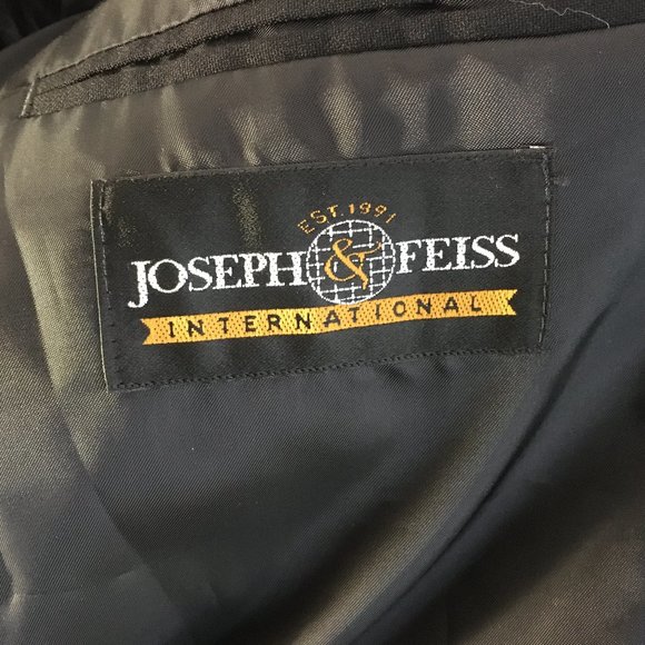 Joseph & Feiss Boys Black Formal Tuxedo Blazer Suit Jacket Size 12 Short Sleeve - Picture 11 of 11